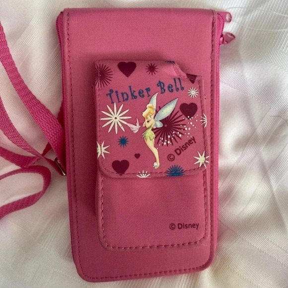Tinkerbell Wallet with Strap & Front Pocket - Disney  Festival Bag - Picture 1 of 9